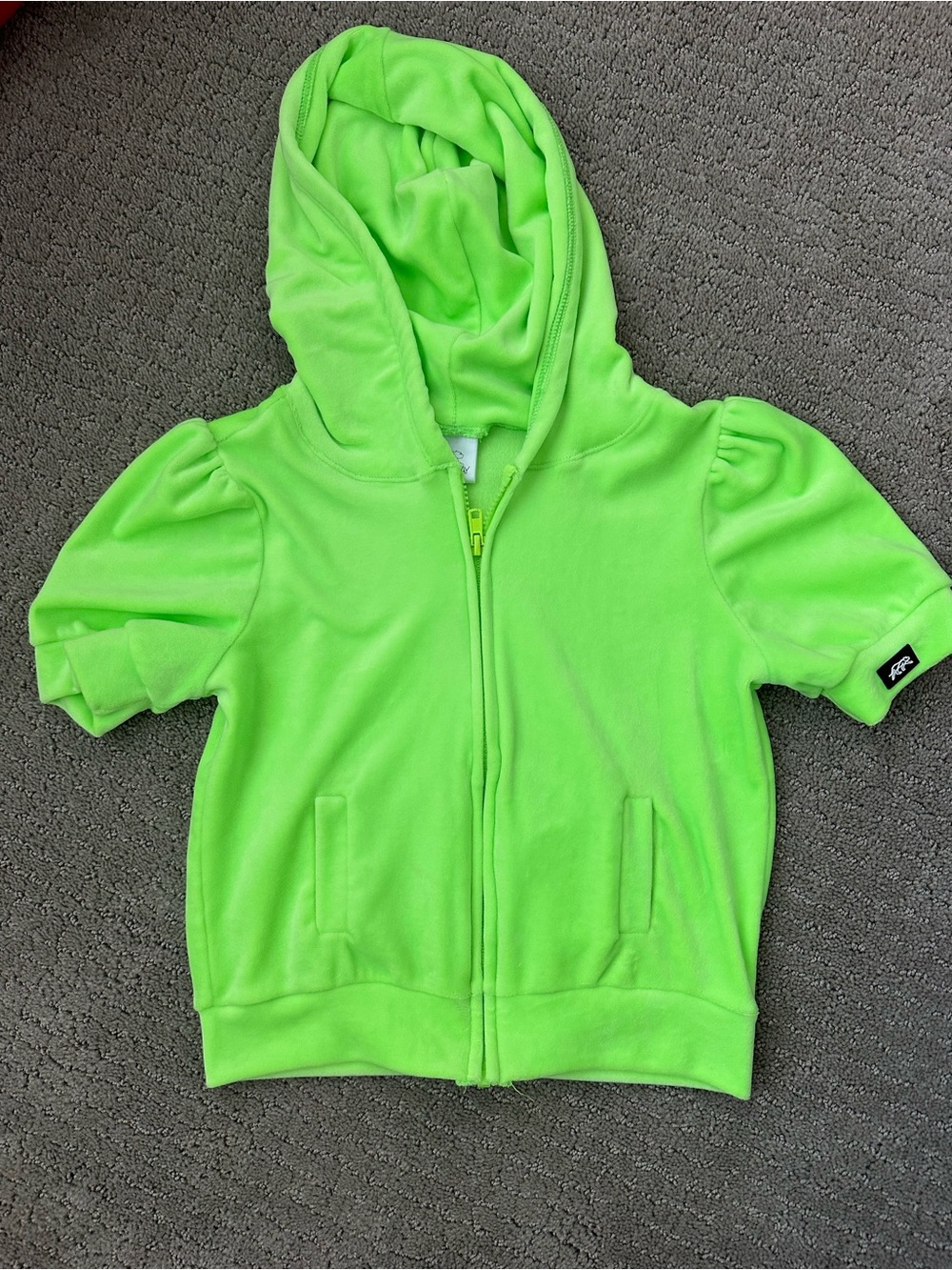 Tiger Friday Luxe Short Sleeve Hoodie - Fiji Child CXL